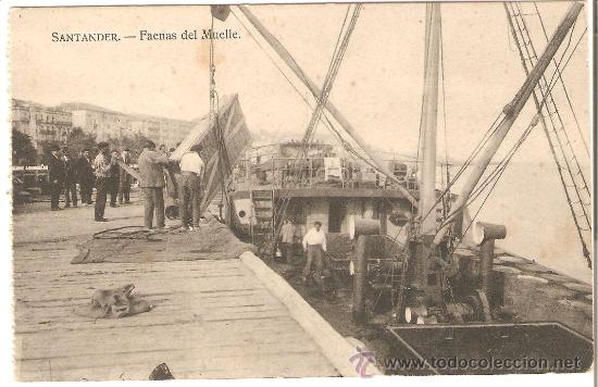 Postales: SANTANDER.CANTABRIA.PUERTO.BARCO. - Foto 1