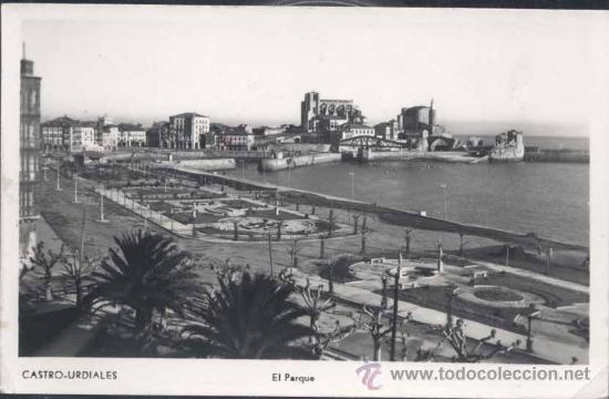 Postales: CASTRO-URDIALES (CANTABRIA).- EL PARQUE - Foto 1