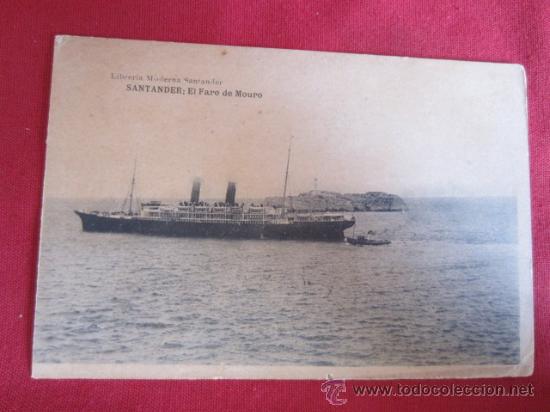 Postales: SANTANDER - EL FARO DE MOURO - Foto 1