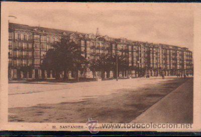 Postales: TARJETA POSTAL DE SANTANDER - BOULEVARD DE CALDERON DE LA BARCA. 22. - Foto 1