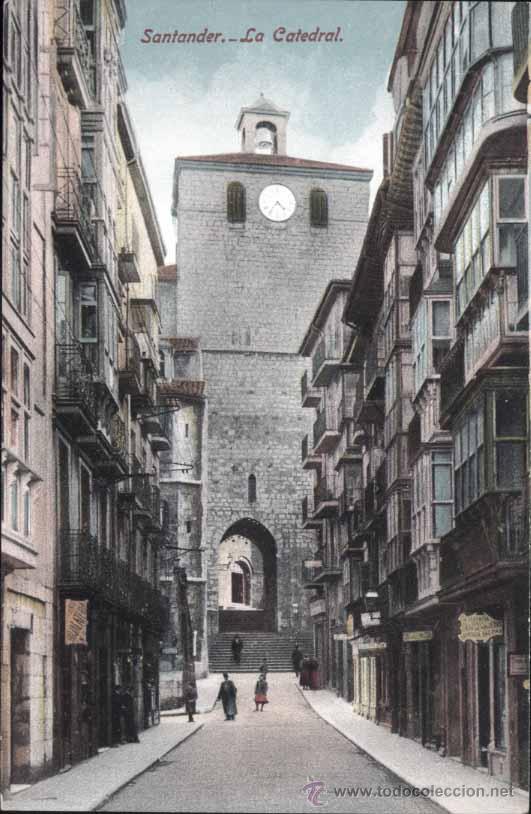 Postales: SANTANDER.-LA CATEDRAL - Foto 1