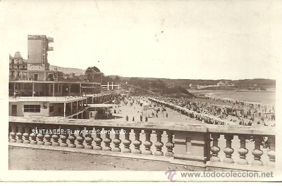 Postales: SANTANDER PLAYA DEL SARDINERO - Foto 1