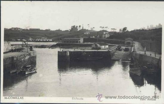 Postales: COMILLAS (CANTABRIA).- EL PUERTO - Foto 1