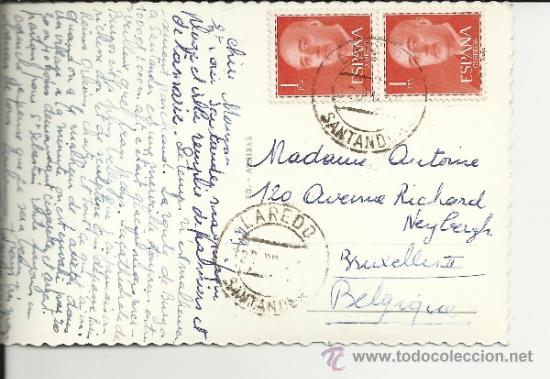 Postales: SANTANDER ESCRITA CON MAT LAREDO - Foto 2