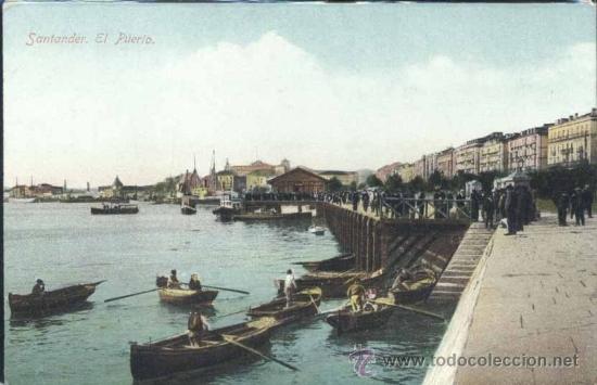 Postales: SANTANDER.- EL PUERTO - Foto 1