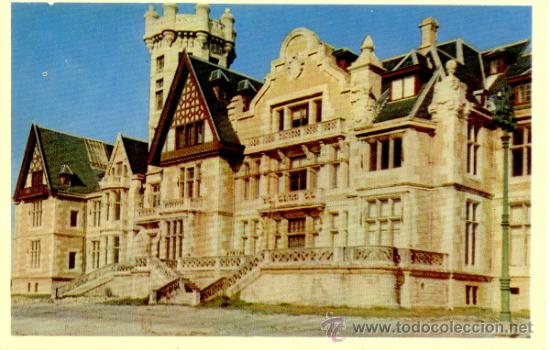 Postales: Santander - Cantabria - Postal entrada al Palacio Real - Foto 1