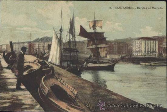 Postales: SANTANDER.- D&Aacute;RSENA DE MOLNEDO - Foto 1