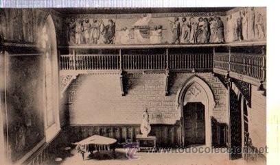 Postales: TARJETA POSTAL COMILLAS, SAL&Oacute;N DE ACTOS, SANTANDER - Foto 1