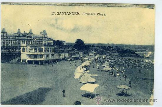 Postales: POSTAL SANTANDER PRIMERA PLAYA - Foto 1