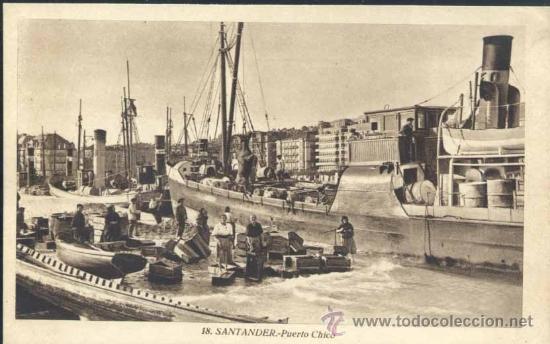 Postales: SANTANDER.- PUERTO CHICO - Foto 1