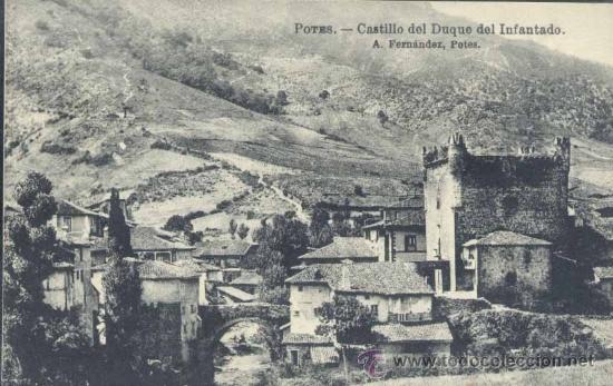 Postales: POTES (CANTABRIA).- CASTILLO DEL DUQUE DEL INFANTADO - Foto 1