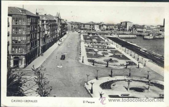 Postales: CASTRO-URDIALES (CANTABRIA).- EL PARQUE - Foto 1