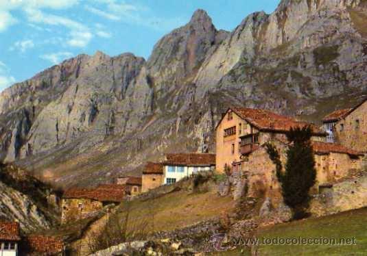 Cartoline: PICOS DE EUROPA N&ordm; 38 PUEBLO DE TIELVE BUSTAMANTE SIN CIRCULAR