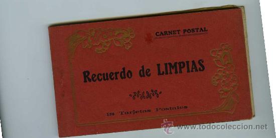 Postales: TAPAS BLOC 18 POSTALES DE LIMPIAS - Foto 1