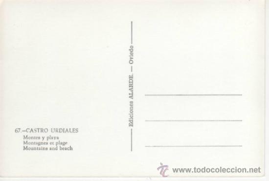 Postales: CASTRO-URDIALES.- Montes y playa. - Foto 2