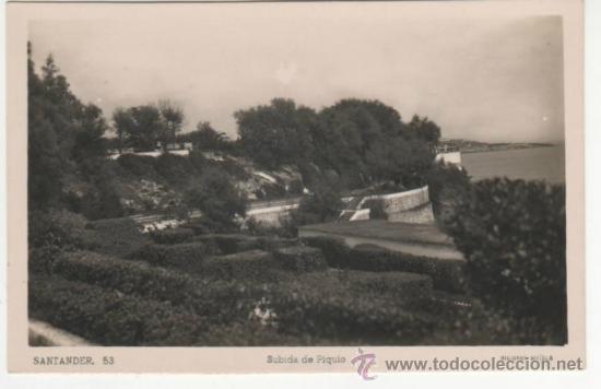 Postales: SANTANDER.- Subida de Piquio - Foto 1