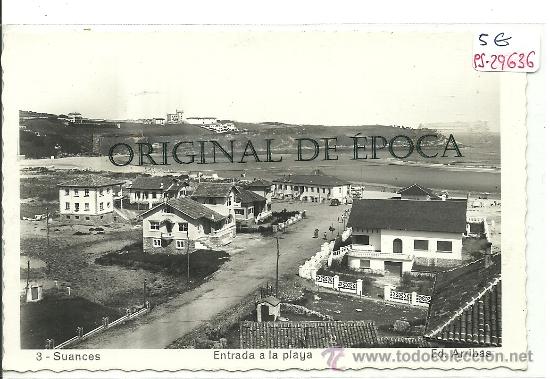 Postkarten: (PS-29636)POSTAL DE SUANCES-ENTRADA A LA PLAYA
