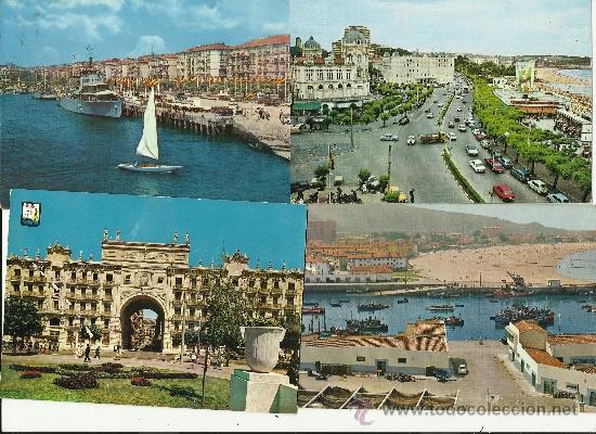 Postales: 8 postales de santander.circuladas - Foto 2