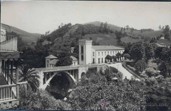 Postkarten: PUENTE VIESGO (CANTABRIA).- PUENTE SOBRE PAS Y GRAN HOTEL