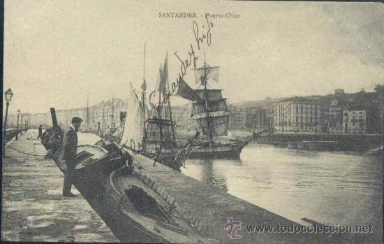 Postales: SANTANDER.- PUERTO CHICO - Foto 1