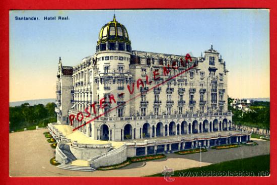 Postales: POSTAL SANTANDER, HOTEL REAL,    P74081 - Foto 1