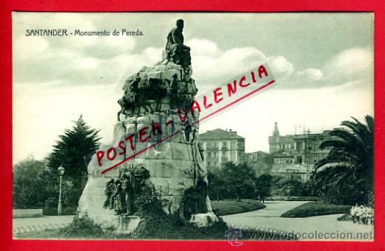 Postales: POSTAL SANTANDER, MONUMENTO DE PEREDA,    P74085 - Foto 1