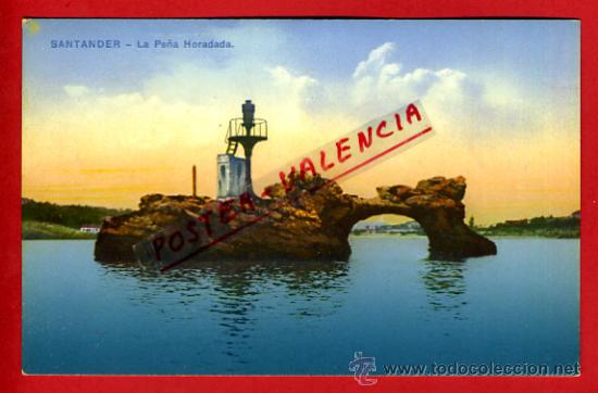 Postales: POSTAL SANTANDER, LA PE&Ntilde;A HORADADA,    P74091 - Foto 1