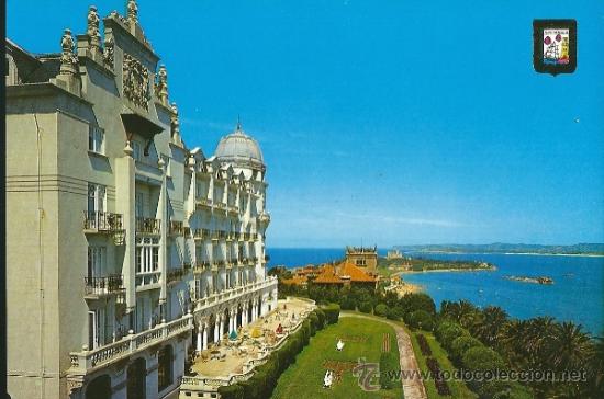 Postales: POSTAL SANTANDER,HOTEL REAL, EDICIONES DOMINGUEZ, SIN CIRCULAR - Foto 1