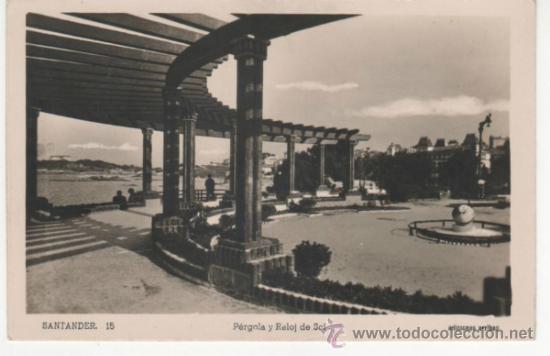 Postales: SANTANDER- P&eacute;rgola y Reloj de Sol - Foto 1