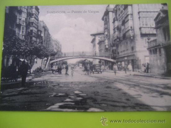 Postales: Santander. Puente de Vargas. H.A.E. Postal sin circular - Foto 1