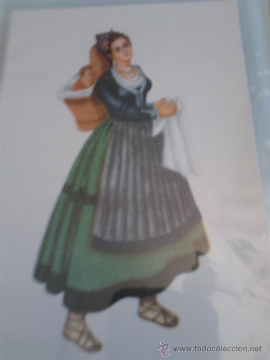 Postales: postal, mujer del valle del pas ,santander con funda de plastico protector - Foto 1