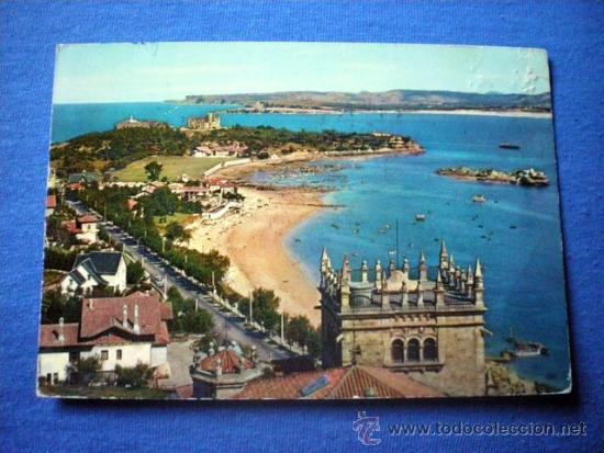 Postales: POSTAL SANTANDER PENINSULA DE LA MAGDALENA CIRCULADA - Foto 1