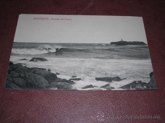 Postales: SANTANDER - ENTRADA DEL PUERTO - 14X9 CM. - Foto 1