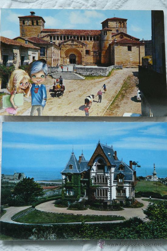 Postkarten: Comillas y Santillana del Mar