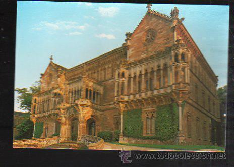 Postales: TARJETA POSTAL DE COMILLAS - PALACIO MARQUES DE COMILLAS. 5. EDICIONES ARRIBAS - Foto 1