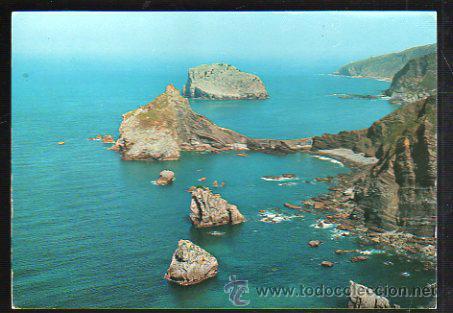 Cartoline: TARJETA POSTAL DEL MAR CANTABRICO - PAISAJE (VISTA AEREA). N&ordm; 325. EDICIONES ALARDE