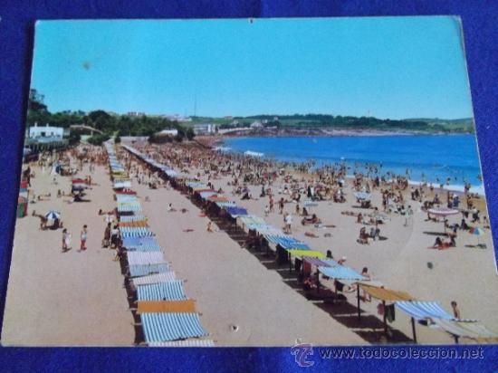 Postales: SANTANDER-V1- ESCRITA-PLAYAS DEL SARDINERO - Foto 1