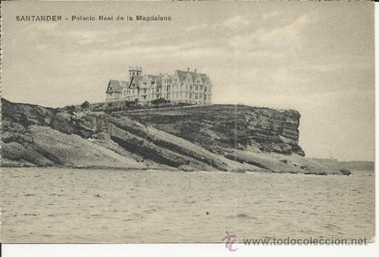 Postales: SANTANDER PALACIO DE LA MAGDALENA SIN ESCRIBIR - Foto 1