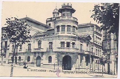 Postales: Santander. Parque de Bomberos - Foto 1