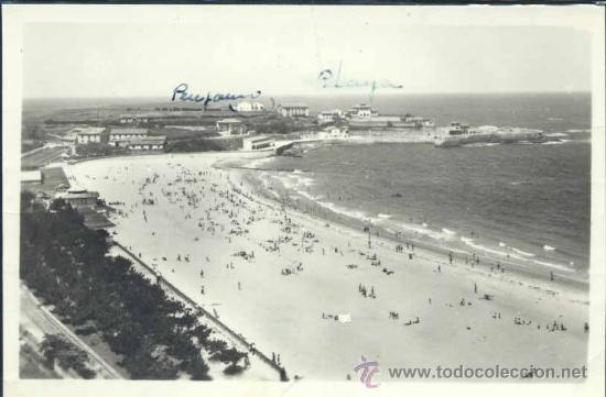 Postales: COMILLAS (CANTABRIA).- VISTA GENERAL DE LA PLAYA - Foto 1