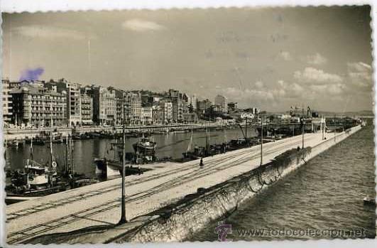 Postales: CINCO POSTALES DE SANTANDER A&Ntilde;OS 50 - Foto 5