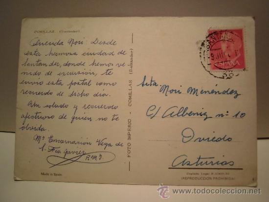 Postales: COMILLAS  SANTANDER - Foto 2