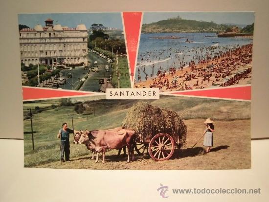 Postales: SANTANDER BELLEZAS DE LA CIUDAD   CIRCULADA - Foto 1