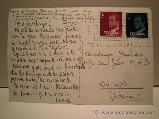 Postales: SANTANDER BELLEZAS DE LA CIUDAD   CIRCULADA - Foto 2