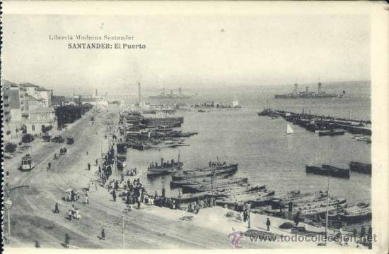Postales: SANTANDER.- EL PUERTO - Foto 1