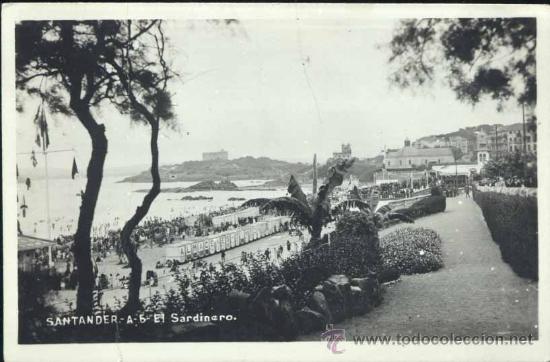 Postales: SANTANDER.- EL SARDINERO. - Foto 1