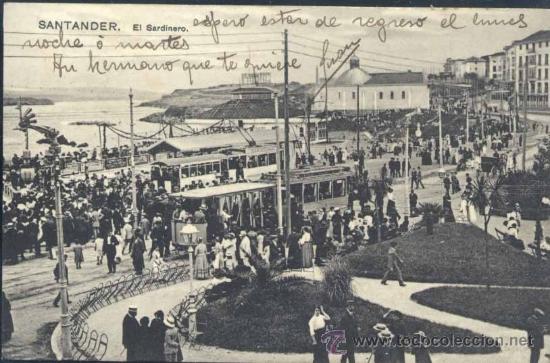 Postales: SANTANDER.- EL SARDINERO. - Foto 1