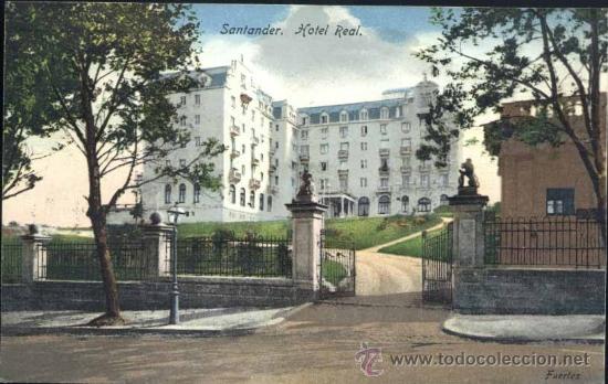 Postales: SANTANDER.- HOTEL REAL - Foto 1