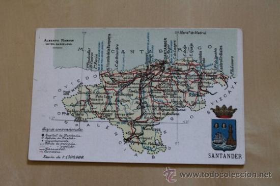 Postales: Postal. Santander. Alberto Mart&iacute;n, editor. - Foto 1