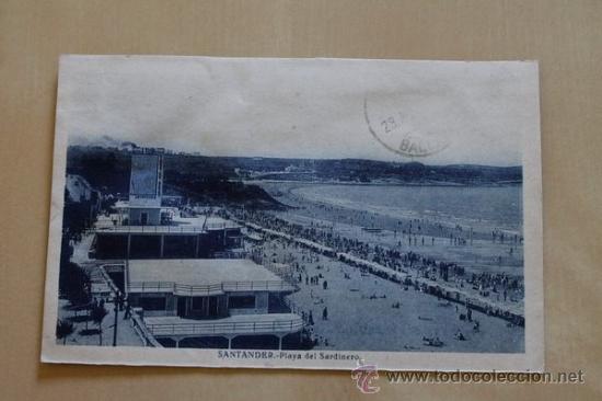 Postales: Postal. Santander. Playa del Sardinero. - Foto 1